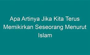 Apa Artinya Zihar Menurut Islam